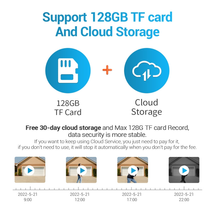ESCAM QF103 3MP Cloud Storage PT WIFI PIR Alarm IP Camera with Solar Panel Battery Support Full Color Night Vision & Two Way Audio, QF103 ESCAM QF103 3MP Cloud Storage PT WIFI PIR Alarm IP Camera with Solar Panel Battery Support Full Color Night Vision & Two Way Audio, QF103